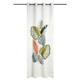 zaslona-kentia-140x260-cm-biala-liscie-kolka-bawelna-gotowa-dekoracyjna
