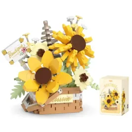 klocki-kwiaty-sloneczniki-konstrukcyjne-bukiet-kwiatow-flowers-gift-prezent