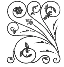 rozeta-stalowa-ogrodzenie-elementy-kute-brama