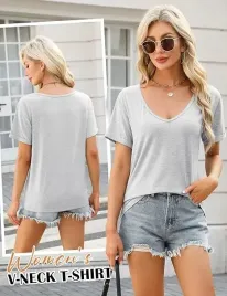 t-shirt-damski-oversize-koszulka-klasyczna-dekolt-w-serek-bawelna-szary-l