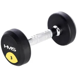 hantla-gumowana-3kg-profesjonalna-radelkowana-hms-hg-pro-do-silowni