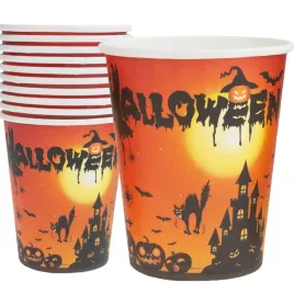 kubki-papierowe-halloween-10szt-kubeczki-jednorazowe-dynia-kot-impreza