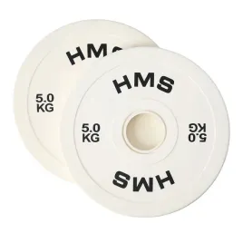 talerz-olimpijski-bumper-2x5kg-hms-cbr-gumowany-powlekany-na-gryf-51mm