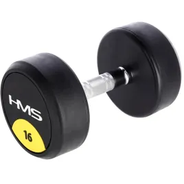 hantla-gumowana-16kg-profesjonalna-radelkowana-hms-hg-pro-do-silowni