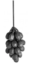 lisc-50-166-winogrono-duze-elementy-kute-ozdoba