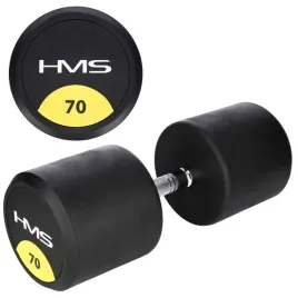 hantla-gumowana-70kg-profesjonalna-radelkowana-hms-hg-pro-do-silowni