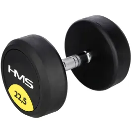 hantla-gumowana-225kg-profesjonalna-radelkowana-hms-hg-pro-do-silowni
