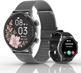 les-fleurs-smartwatch-dla-kobiet-139-cala-z-funkcja-rozmowy-2-paski