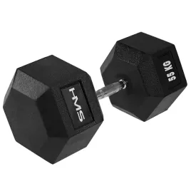 hantla-gumowana-szesciokatna-hms-hex-pro-55kg-radelkowana-stala-stalowa