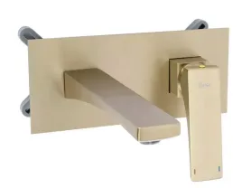 bateria-umywalkowa-wiszaca-podtynkowa-scienna-zlota-szczotkowana-joe-gold