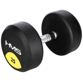hantla-gumowana-25kg-profesjonalna-radelkowana-hms-hg-pro-do-silowni
