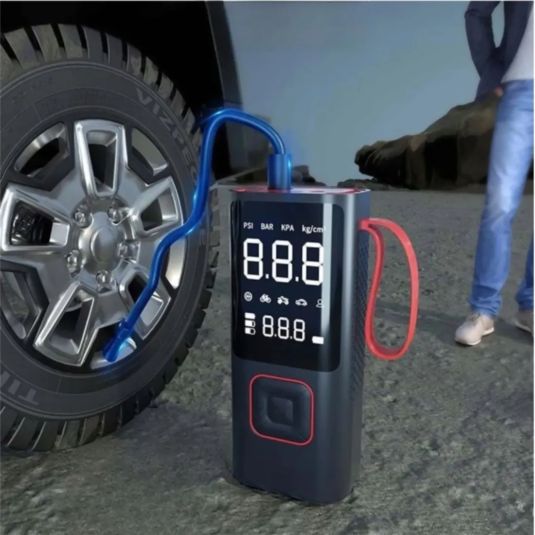 kompresor-samochodowy-akumulatorowy-pompka-elektryczna-rowerowa-do-pilki