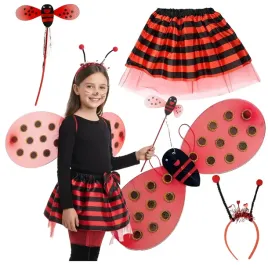 stroj-biedronka-przebranie-spodniczka-tutu-rozdzka-bal-karnawal-halloween