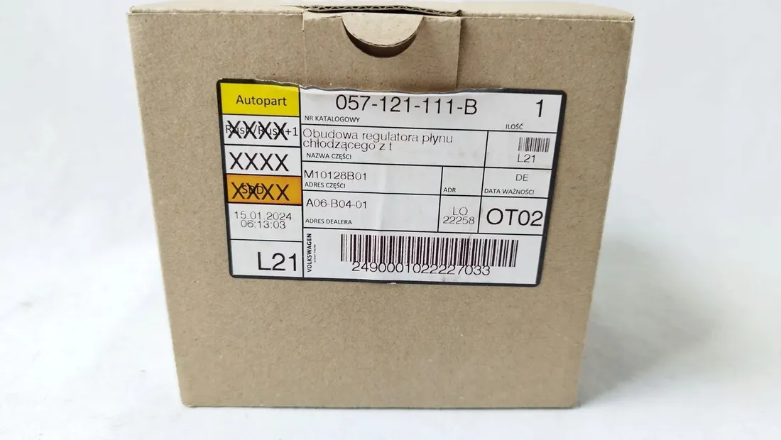 termostat-audi-vw-oe-057121111b-stan-nowy