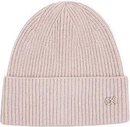 calvin-klein-czapka-damska-z-welna-blady-roz