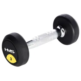 hantla-gumowana-2kg-profesjonalna-radelkowana-hms-hg-pro-do-silowni