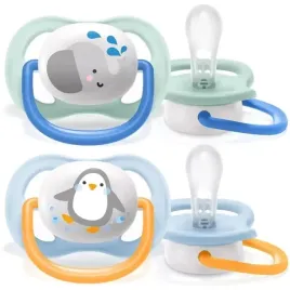 philips-avent-smoczek-silikonowy-uspokajajacy-ultra-air-0-6-m-boy-2-sztuki