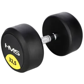 hantla-gumowana-325kg-profesjonalna-radelkowana-hms-hg-pro-do-silowni