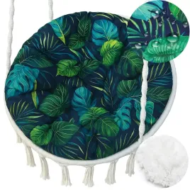 poduszka-wodoodporna-100cm-na-hustawke-bocianie-gniazdo-monstera-granat