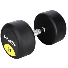 hantla-gumowana-35kg-profesjonalna-radelkowana-hms-hg-pro-do-silowni