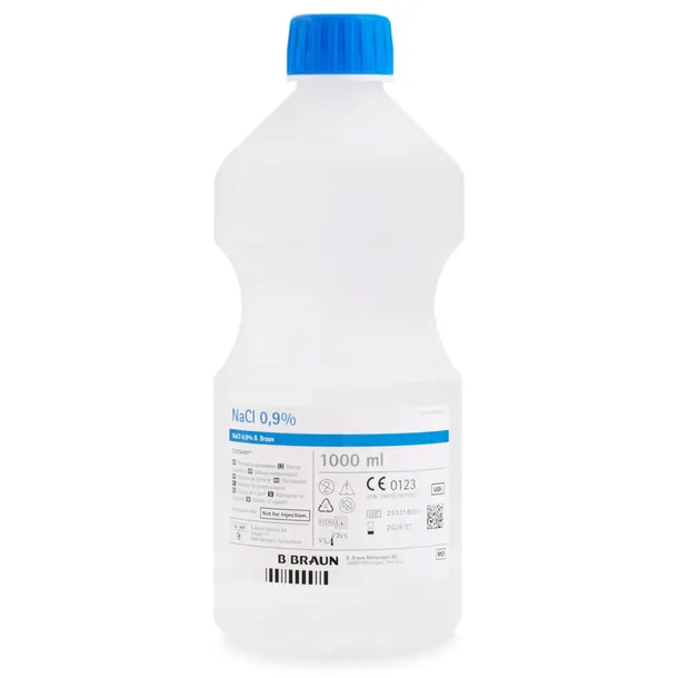 Roztwór Soli Fizjologicznej Izotoniczny Sól 009 NaCl B. Braun 1000 ml