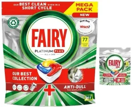 Zdjęcie produktu Tabletki / Kapsułki do zmywarki FAIRY Platinum Plus 80 szt lemon