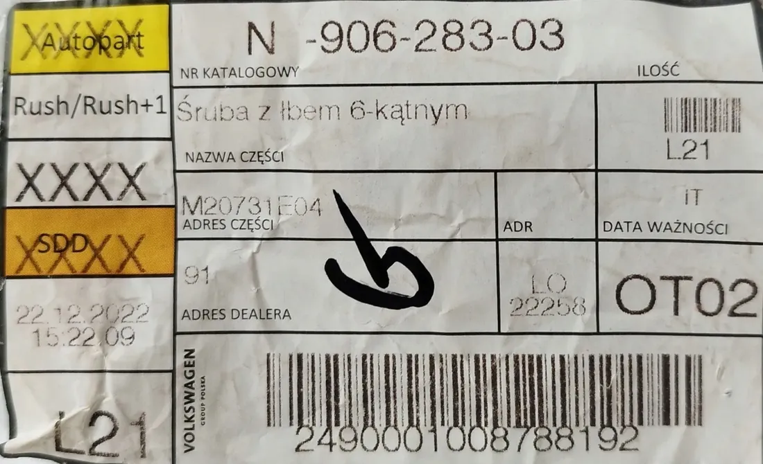 sruba-oe-audi-vw-n90628303-stan-nowy