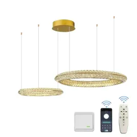 lampa-wiszaca-zlota-z-pilotem-ring-sciemniana-40-60-cm-naturalny-krysztal
