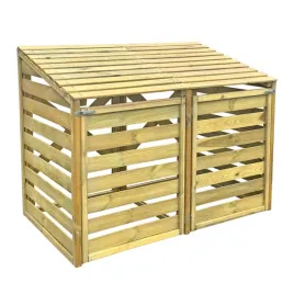 drewniana-podwojna-obudowa-kosz-na-smieci-240-l-pojemna-prosta