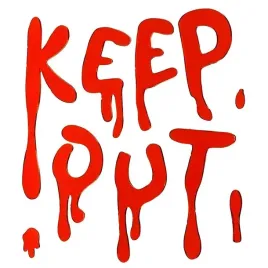 dekoracja-na-okno-krwawy-napis-keep-out-partydeco-naklejki-zelowe-halloween