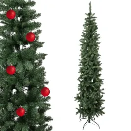 choinka-sztuczna-slim-waska-220-cm-x-70-cm-swierk-wysoka-swieta-stojak