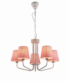 lampa-wiszaca-york-5x60w-e14-bialy-rozowy-klosz