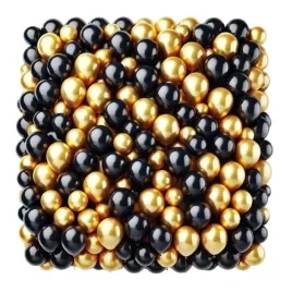 balony-zlote-czarne-na-urodziny-studniowka-czarno-zlota-dekoracja-50-szt