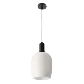 wolken-lampa-wiszaca-czarny-1x40w-e27-klosz-bialy