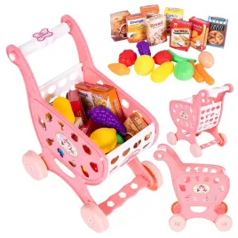 wozek-na-zakupy-sklepowy-do-supermarketu-kuchni-18-akcesoriow-rozowy