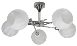 zwis-raul-5x40w-e14-chrom-klosz-bialy