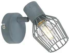 lampa-scienna-kinkiet-1x40w-e14-szary-viking-91-68002