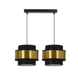 candellux-prestige-lampa-wiszaca-czarny-2x40w-e27-abazur-czarny-zloty