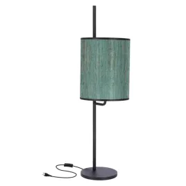 bendi-lampa-stolowa-czarny-1x40w-e27-abazur-zielon