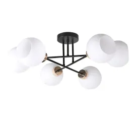 amanda-lampa-sufitowa-czarny-zloty-6x40-e27-klosz-bialy