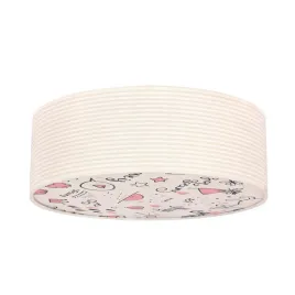 kiddy-lampa-sufitowa-38-cm-bialy-2x40w-e27-abazur-paski-bezowe