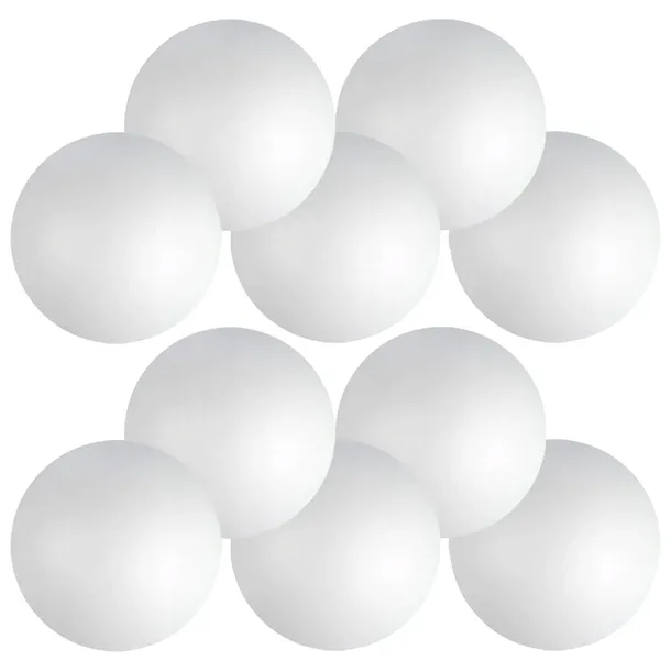 KULA styropianowa komplet 10szt 4cm ozdoba styropian kulki Bombki