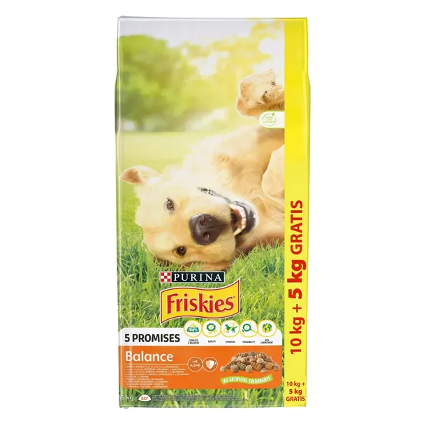 Karma sucha dla psa PURINA FRISKIES BALANCE Dog kurczak warzywa 15kg