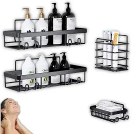 polki-prysznicowe-bez-wiercenia-przyklejana-polka-pod-prysznic-czarna-4szt