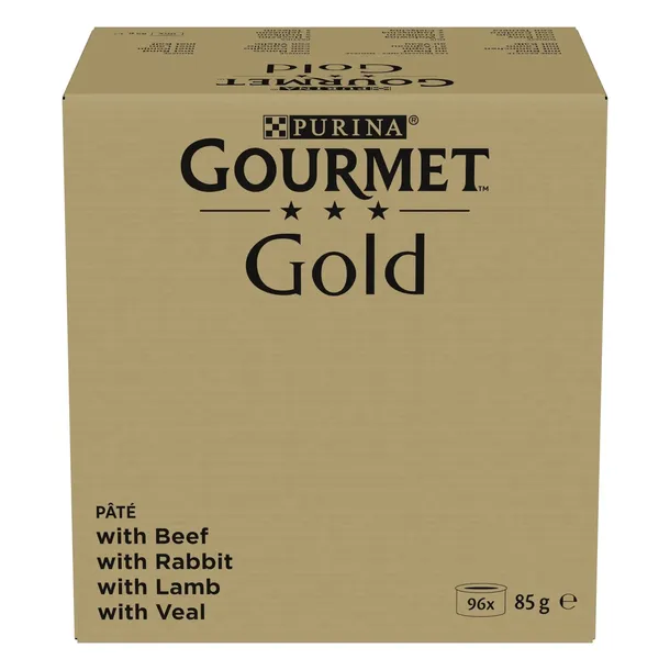 Karma dla kota Purina GOURMET GOLD mus mix smaków 96x85g