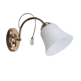 ora-lampa-kinkiet-zloty-1x40-e27-klosz-bialy