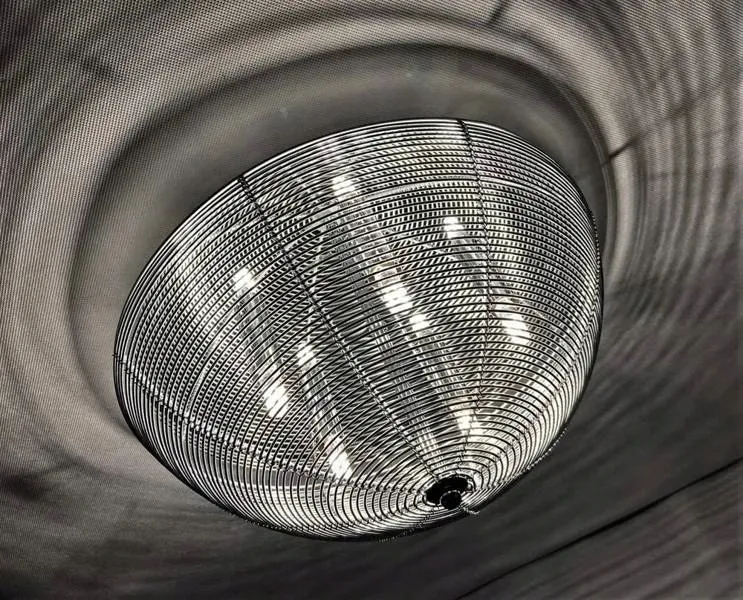 lampa-sufitowa-ceiling-540w-g9-srebrny-plafon-jak-durszlak-sitko-odcedzak-stan-nowy