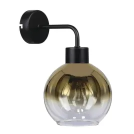lady-lampa-kinkiet-czarny-1x40w-e27-klosz-zloty