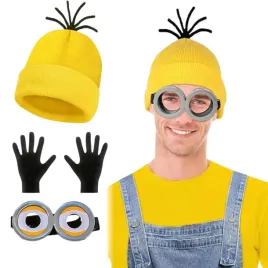 stroj-minionka-przebranie-minion-czapka-okulary-rekawiczki-zestaw-3-el