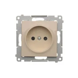 gniazdo-pojedyncze-b-u-z-przeslonami-simon-54-kremowy